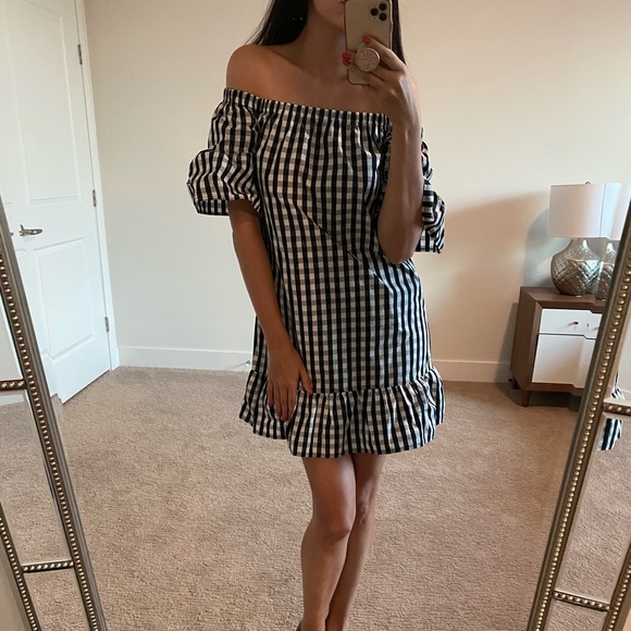 Off Shoulder Mini Summer Dress - Picture 3 of 7